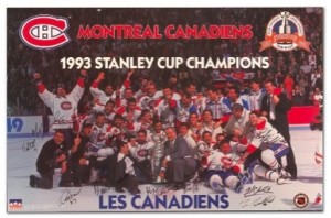 Montreal Canadiens Stanley Cup 1993