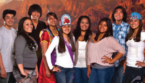 Native college students, courtesy of University of Nevada, Reno and the Intertribal higher education program.
