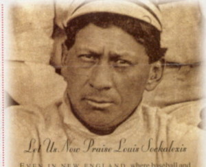 Louis Sockalexis in uniform. 